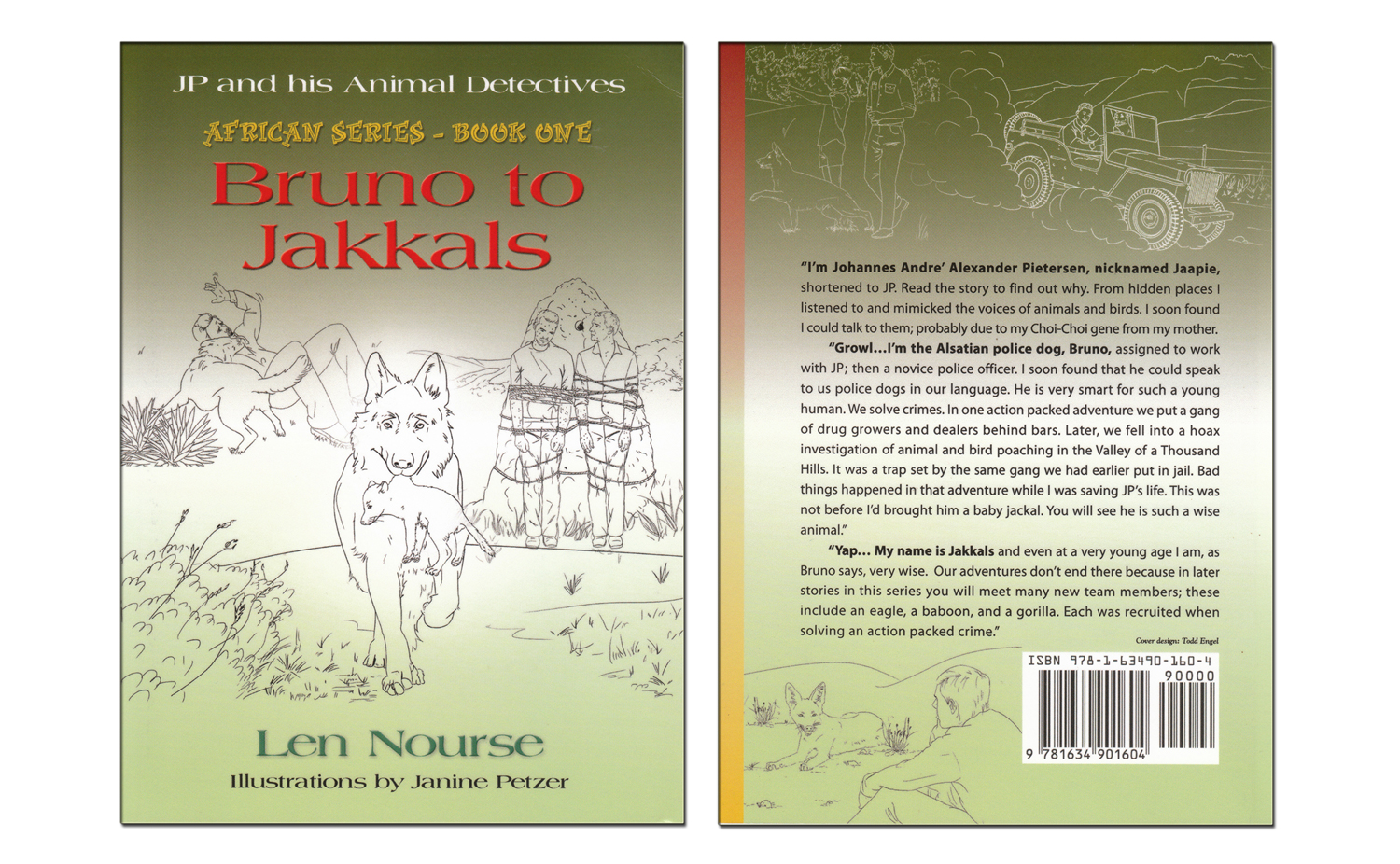 Bruno to Jakkals - JP & his Animal Detectives The African Series Book 1